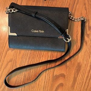 Calvin Klein black crossbody purse